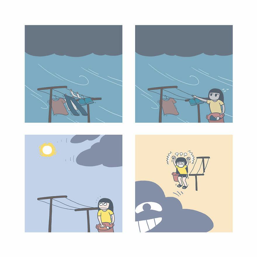 Funny Comic Series Showing How It Feels Like When Your Long-Awaited Vacation Is Destroyed