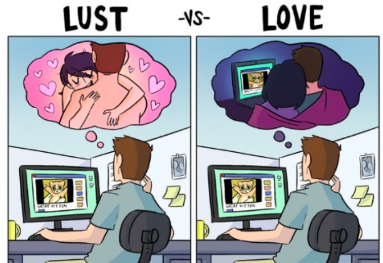 difference between love and lust 