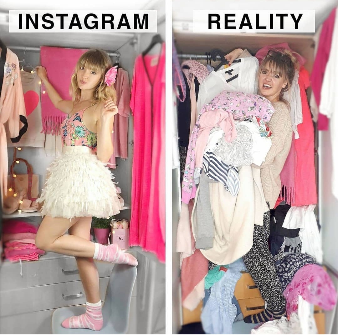 instagram vs reality