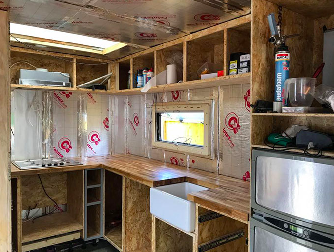 couple converted truck into luxurious home