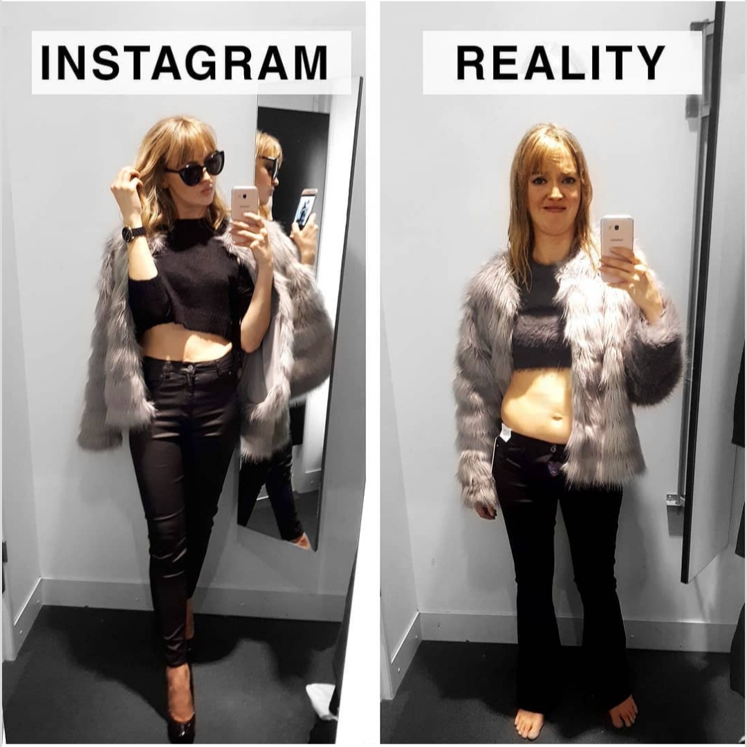 Instagram vs reality
