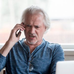 Angry-Elderly-Man-on-Phone